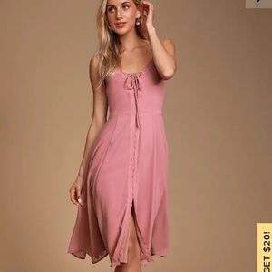 🎉SOLD🎉 Pink Midi dress